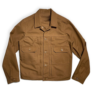 Canvas Work <b>Jacket</b> Winter Stonewash Zipper Custom Embroidery Patch Front Regular Length Washed Vintage Windproof Waterproof - Product Image 1