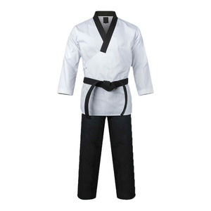 Traje Profesional de Taekwondo Dobok, Uniforme de Tela Resistente y Ajuste Cómodo para Entrenamiento y Práctica Diaria - Product Image 1