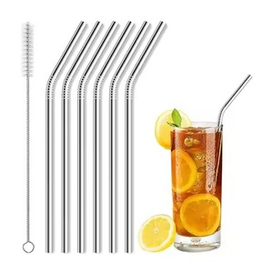 Professional Stainless Steel <b>Drinking</b> <b>Straws</b> Reusable Beverage Accessories <b>for</b> Commercial Use - Product Image 6