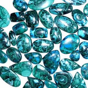 Cabinas sueltas de piedras preciosas de cuarzo crisocola Natural de alta calidad con buen color excelente grado AAAAA - Product Image 2