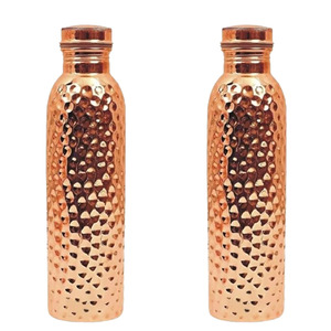 Premium Copper Drinking <b>Bottle</b> <b>750ml</b> 950ml 1000ml Reusable Metal <b>Bottle</b> for Gym and Travel - Product Image 6