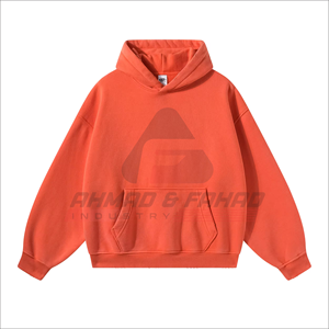 Sweat-shirts à capuche oversize vintage style hip-hop pour hommes, coupe ample, imprimés, effet délavé, en tissu épais, par A & F INDUSTRY - Product Image 5