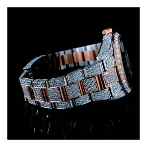 Moissanite Diamond <b>watch</b> two tone <b>watch</b> - Product Image 3