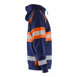 Veste d'hiver à capuche de sécurité respirante et réfléchissante de haute qualité pour le travail de construction en tissu Oxford – Vente en gros à chaud - Product Image 5