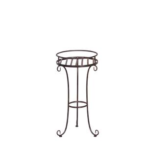 Estante de metal creativo de 2 niveles para plantas, modelo de suelo para interiores y exteriores, soporte para macetas, estante de exhibición de hierro para el hogar, jardín, balcón. - Product Image 2