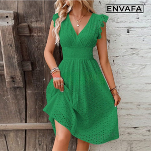 Fabricante de Vestidos Personalizados, Vestido para Mujer, Vestido de Verano, Vestidos Midi para Damas, Vestido para Mujer, Suministro Directo de Fábrica al por Mayor - Product Image 6