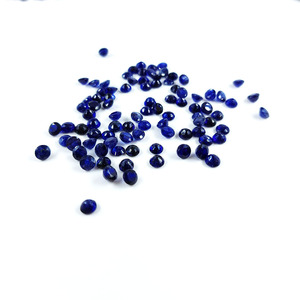 Zafiros azules naturales de Bangkok calibrados de 4 mm, piedras preciosas de zafiro azul redondas sueltas naturales para la fabricación de joyas, listas para usar. - Product Image 2