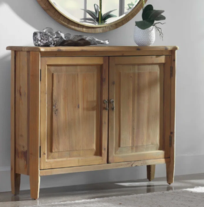 Wholesale Luxury <b>Rustic</b> Solid Wood Storage <b>Cabinet</b> with Double Doors Multi Tier Credenza Unit for Living Room and Hotel Decor - Product Image 3