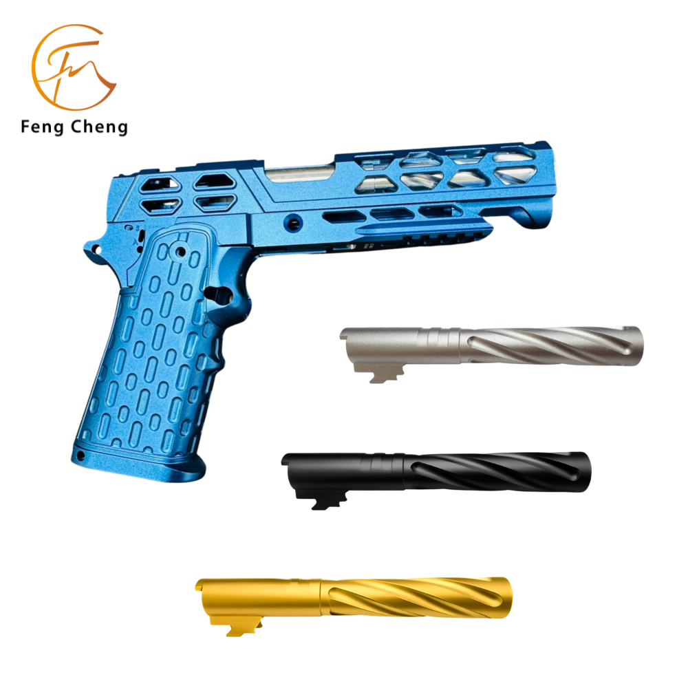 Алюминиевый наружный ствол Taiwan AEG SQB model gun CNC для системы GBB, совместимый с 5,1 Tokyo Marui Hi-Capa