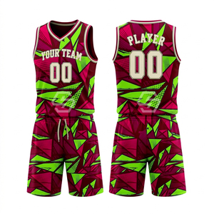 Maillot de basketball unisexe personnalisé de haute qualité, respirant, col en V, sans manches, avec impression par sublimation sur sergé, pour équipe - Product Image 2