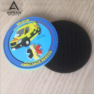 Aifran Custom Soft PVC Rubber <b>Patch</b> for Uniform Hats Bags <b>Jackets</b> Durable Waterproof Embossed Logo <b>Patch</b> Manufacturer - Product Image 3