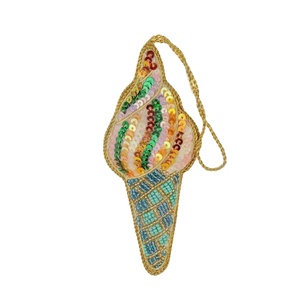 Cône de crème glacée conçoit mignon quotidien personnalisé caractère étoile breloques nouvelle tendance Style perles de rocaille pour les filles religieux chrétien cadeau - Product Image 1