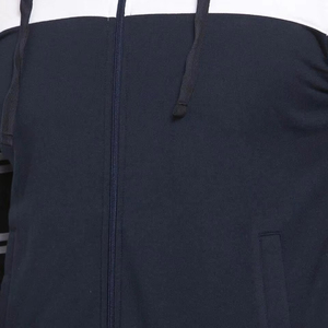 Survêtement pour homme, couleur bleu marine, à blocs de couleur, avec capuche, manches longues, fermeture éclair sur le devant, décontracté, avec poches latérales, pour l'automne - Product Image 5