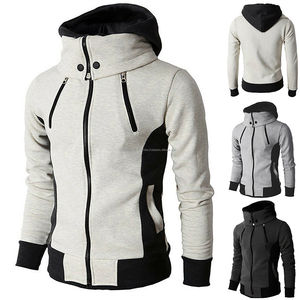 Vente en gros de sweat-shirts à capuche pour hommes, fermeture éclair intégrale, en molleton de coton lourd, sweat-shirt d'hiver, streetwear, mode, OEM personnalisé - Product Image 4