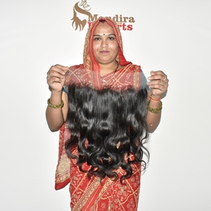 Extensions de cheveux humains vierges 100% naturels, alignés aux cuticules, sans colle, avec dentelle HD 13*6, ondulés, densité 180%, vente en gros - Product Image 2