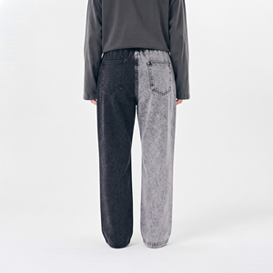 Joggers surdimensionnés décontractés pour femme, bicolores, effet délavé, coupe ample, style streetwear - Product Image 2