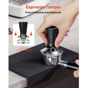 Pressino per Caffè Espresso in Acciaio Inox da 58mm con Impugnatura Antiscivolo, Molla da 30 Libbre, Strumento per Pressare il Caffè con Logo Personalizzato - Product Image 2