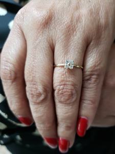 4 Stone Lab Grown <b>Diamond</b> Gold Plated <b>Ring</b> 0.24 CT | IGI Certified | Party & Wedding Anniversary Bridal Jewelry - Product Image 4