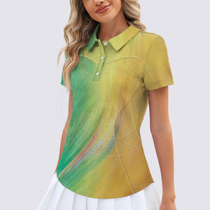 Camisetas de Polo de Golf Premium para Mujer, Cómodas, Transpirables, de Secado Rápido, Tejido Suave, Ropa Deportiva - Product Image 2