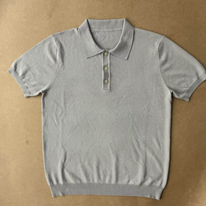 Suéter de Punto Elástico de Alta Calidad para Hombre, Manga Corta, Estampado, Secado Rápido, Informal - Product Image 4