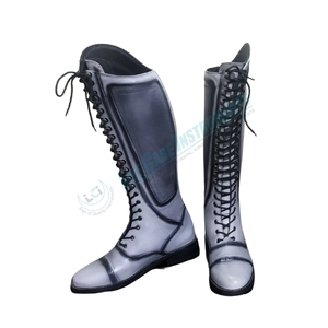 Bottes d'équitation professionnelles pour femmes, lacets avant, cuir de vache véritable, fabrication artisanale, couleur magnifique par Life Care Instr. - Product Image 2