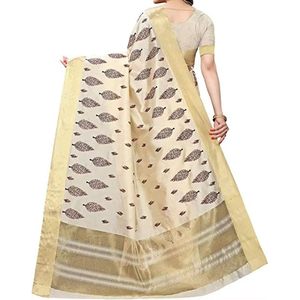 Sari de Chifón para Mujer con Tela Ligera, Caída Fluida y Detalles Delicados para un Estilo Tradicional y Contemporáneo - Product Image 5