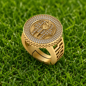Bague de mariage fine pour homme, design tendance, style Hip Hop, personnalisée, tête de Pharaon, en argent 925, Moissanite, sertie de pierres, effet bling - Product Image 4