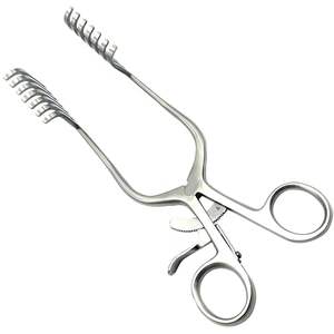 Retractor Cerebelar Miskimon 7x7 con Puntas Afiladas y Brazos Angulados de 22 cm de Longitud, Retractor Neuroquirúrgico para Cirugía Cerebral de Acero Inoxidable - Product Image 4