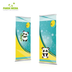 Best Seller Pvc Customizável Logo Pattern Alumínio Stand Screen Roll Up Banner