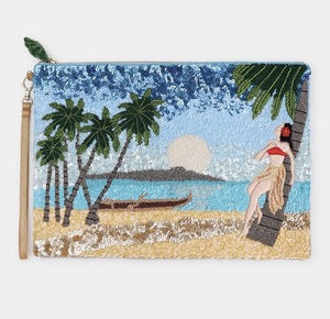 Indian Modern Bohemian Style Summer Embroidery Clutch Bags Designer Handmade Beaded Messenger Bag Light Weight Clutch Women Bag - Product Image 3