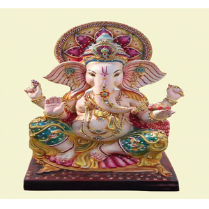 Estatua de Ganesha para Boda con Joyas, Estatua de Fibra de Vidrio Decorativa del Señor Ganesha, Estatua de Ganpati de Fibra de Vidrio, Melbourne - Product Image 1