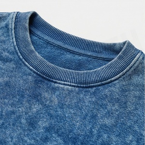 Survêtement respirant délavé à l'acide, design de logo personnalisé, couleur unie personnalisable, vêtements de sport d'hiver, streetwear - Product Image 4