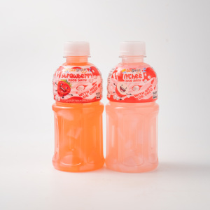 Best Selling Product 320ml Tropical Juice Drink with Nata De Coco Jelly SunSmile Private Label Manufacturer Free Sample OEM ISO - Product Image 3