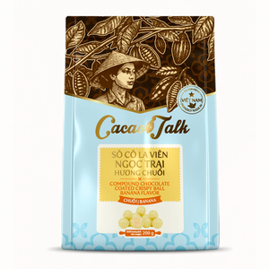 Ingredientes para Panadería al por Mayor, Chocolate Compuesto Vietnamita, Bolas Crujientes de Chocolate con Plátano, Decoración de Cacao para Pasteles, HALAL, OEM/ODM, ¡Oferta! - Product Image 1