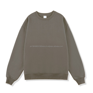 Nouveau sweat à capuche pour homme en velours épais uni 450G pour l'automne et l'hiver, coupe ample et lourde - Product Image 3