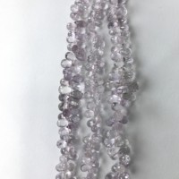 Perles en améthyste rose facettées de qualité AAA certifiées IGI 100% naturelles, 5x8mm-7x12mm, perles en vrac, Vivaaz Gems, fabrication de bijoux