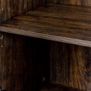 Credenza a 4 Ante Indipendente con 4 Ripiani Aperti per Ingresso, Soggiorno o Ufficio - Product Image 4