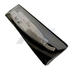 Premium Stainless Steel Professional Barber Straight Edge Razor Kit with 100 <b>Single</b> Edge Blades Classic Folding Shaving Razor - Product Image 3