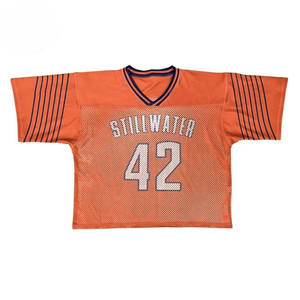 Camiseta Deportiva de Fútbol Americano de Alta Calidad, Impresión por Transferencia de Calor, Nombre y Número del Equipo Personalizados, Uniforme de Talla Grande, 100% Frontal - Product Image 5