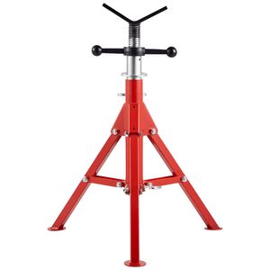 Soportes de tubo en V de altura ajustable, capacidad de 1/8 a 12 pulgadas, soportes plegables portátiles de 24 a 42 pulgadas, soportes de montaje con capacidad de carga de 2500 lb - Product Image 1