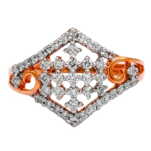 แหวนเพชรแล็บโกรว์ด์ทรงคลาสสิกสำหรับผู้หญิง ฉลองครบรอบ 14K ทองคำแท้ ทรงกลมเจียระไนบริลเลียนท์ รับรองโดย IGI & INGEMCO ขายส่ง - Product Image 1