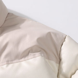 Fully Customized Men's Waterproof Canvas Puffer <b>Jackets</b> Polyester Wadding Filled Winter DDP Shipping - Product Image 2