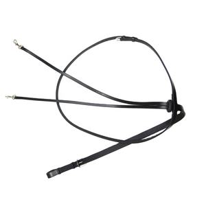 Nuevo rendimiento de cuero puro entrenamiento circunferencia caballos cómodo correr Martingale en relieve logotipo personalizado montar deportes ecuestres - Product Image 1