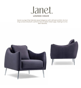 Sillón Moderno Tapizado con Respaldo Curvo para Oficina, Recepción o Sala de Espera - Product Image 1