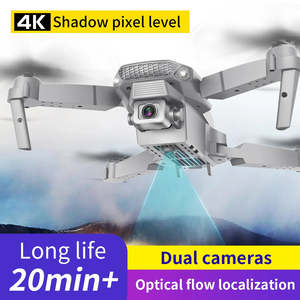 E88 Drone Dual <b>Camera</b> 4K UHD Wifi FPV Foldable RC Quadcopter <b>Mini</b> With Follow Me Feature - Product Image 5