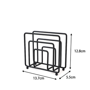 ที่ใส่กระดาษเช็ดปากโลหะพร้อมชั้นวางของแบบเชื่อมต่อ กล่องใส่กระดาษทิชชู ประเภทสินค้าอื่นๆ ของตกแต่งโต๊ะและอุปกรณ์เสริม - Product Image 3