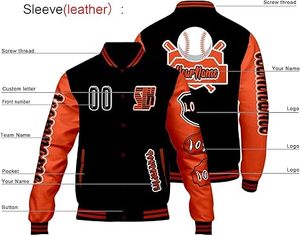 Veste d'hiver confortable pour homme, style Letterman, col montant, logo frontal, coupe-vent, haute qualité, écologique, séchage rapide, respirante - Product Image 3