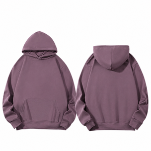 เสื้อฮู้ดแบบสวมหัวสำหรับทุกเพศที่ทันสมัย ออกแบบมาให้ทรงพอดีตัว ผลิตจากผ้าถักเนื้อนุ่ม พร้อมดีเทลกระเป๋าที่ใช้งานได้จริงตลอดกาล - Product Image 6