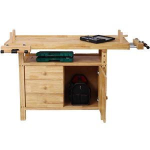 Banco de Trabajo de Madera Hea de Acción Rápida con Ancho de Mandíbula de 9 Pulgadas para Garaje, Taller, Banco de Trabajo para Trabajos de Madera en el Hogar - Product Image 5