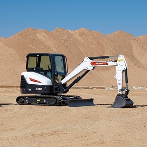 Miniexcavadora Bobcat E32 de 3.5 toneladas, máquina excavadora pequeña sobre orugas para construcción, limpieza de terrenos agrícolas, excavación de zanjas, potente. - Product Image 5